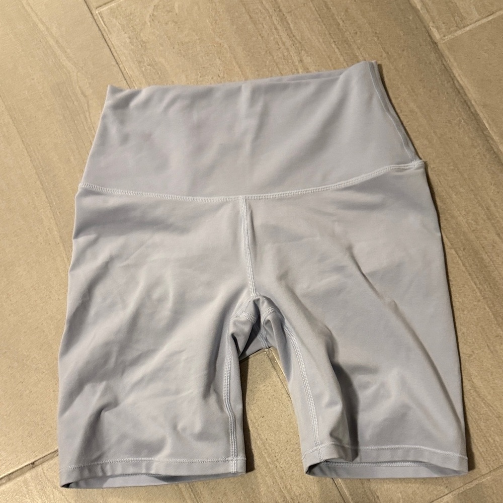 Varley Women's Light Gray Bike Shorts